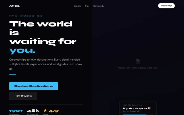 Preview of video background